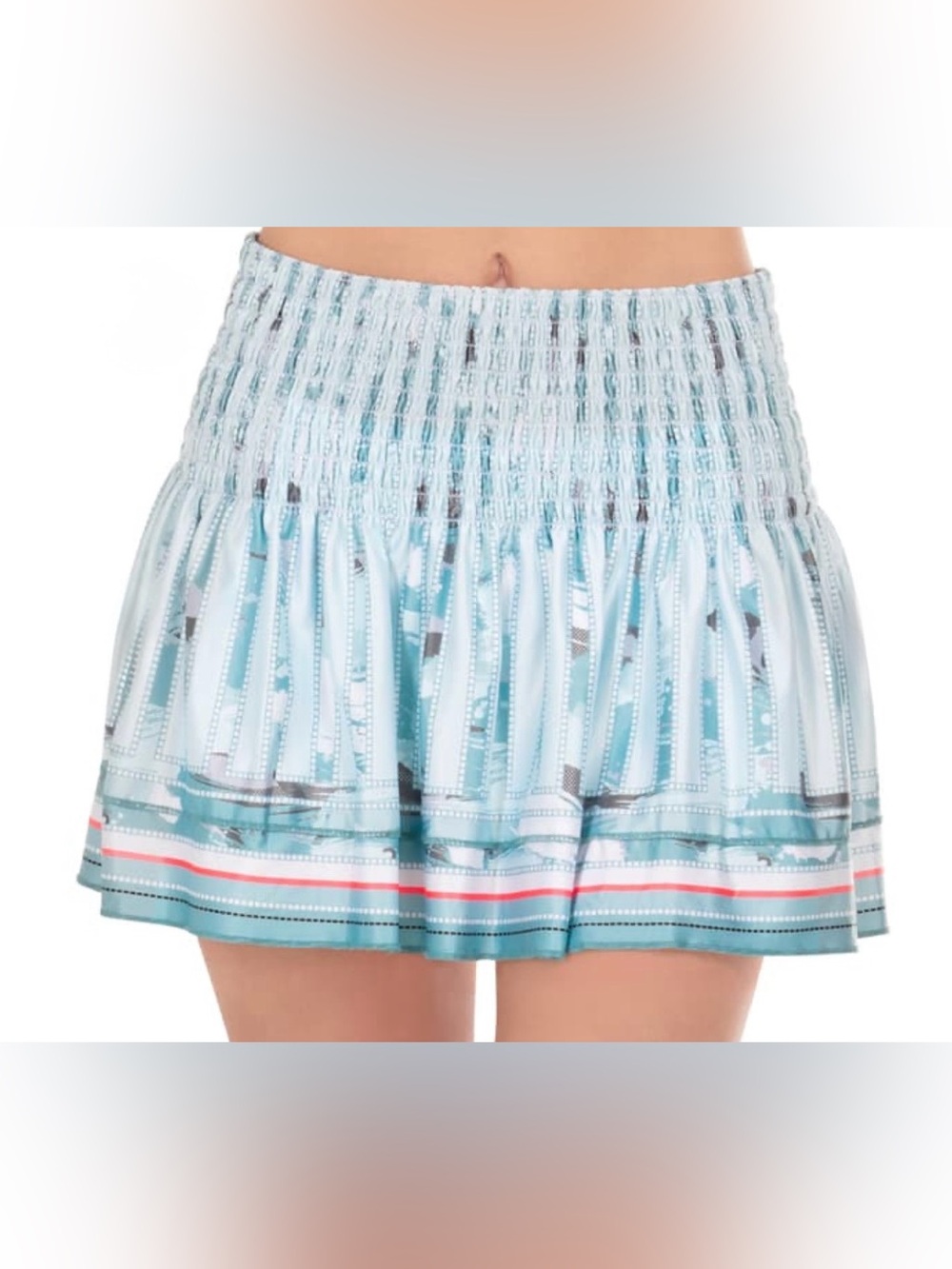 Lucky in Love Women’s Long Hide Out Smocked Skirt